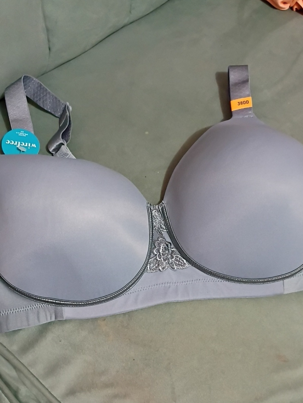 Vanity Fair Smooth Violet T-Shirt Bra with Lace Accent - 38DD